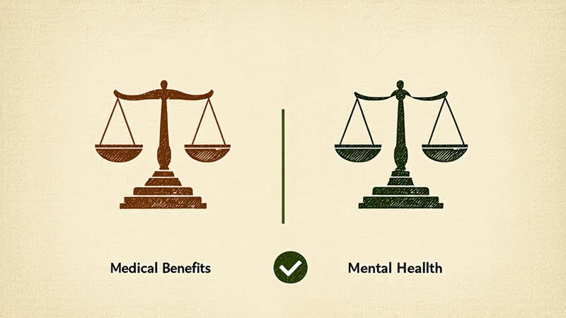 Mental health parity insurance verification challenge for behavioral health practices abstract illustration